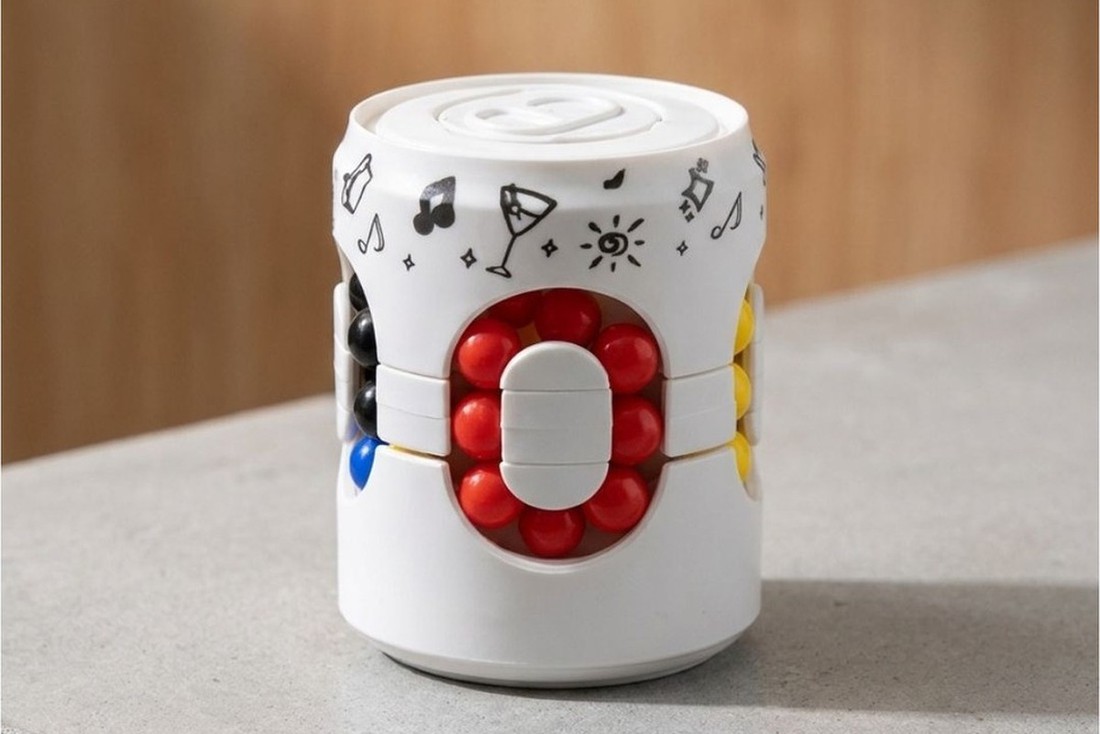 Fidget Circle Puzzle Can rotating bead slider fidget toy