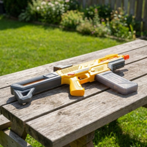 GelVor GB01 Fully Automatic Gel Blaster Rifle with 550-Round Magazine and Rechargeable Battery - lifestyle in-context scene