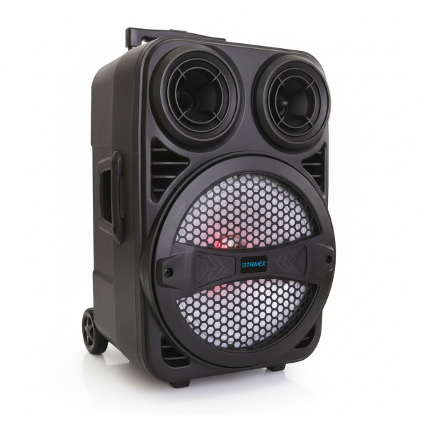 bb_8191_0-1 Trimex BT-04 20W Bluetooth Trolley Speaker – 8" Woofer, FM Radio, USB/AUX, Rechargeable - main product image