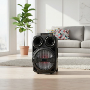 Trimex BT-04 20W Bluetooth Trolley Speaker – 8" Woofer, FM Radio, USB/AUX, Rechargeable - lifestyle scene