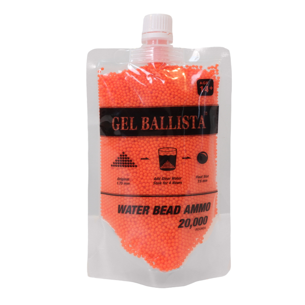 gel2-1dd1cfrs 7.5mm Gel Blaster Ammo 20,000 Rounds, Water Gel Balls for Gel Blasters